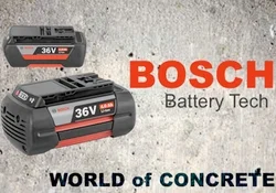 BOSCH 36V Batteries & Wireless Charging  | WOC Preview