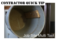 Job Site Bucket Tool From Scraps