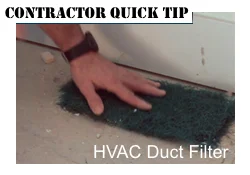 HVAC Construction Filter