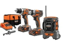 June Newsletter Giveaway - RIDGID 18V Lithium Ion Combo Kit (R9601)