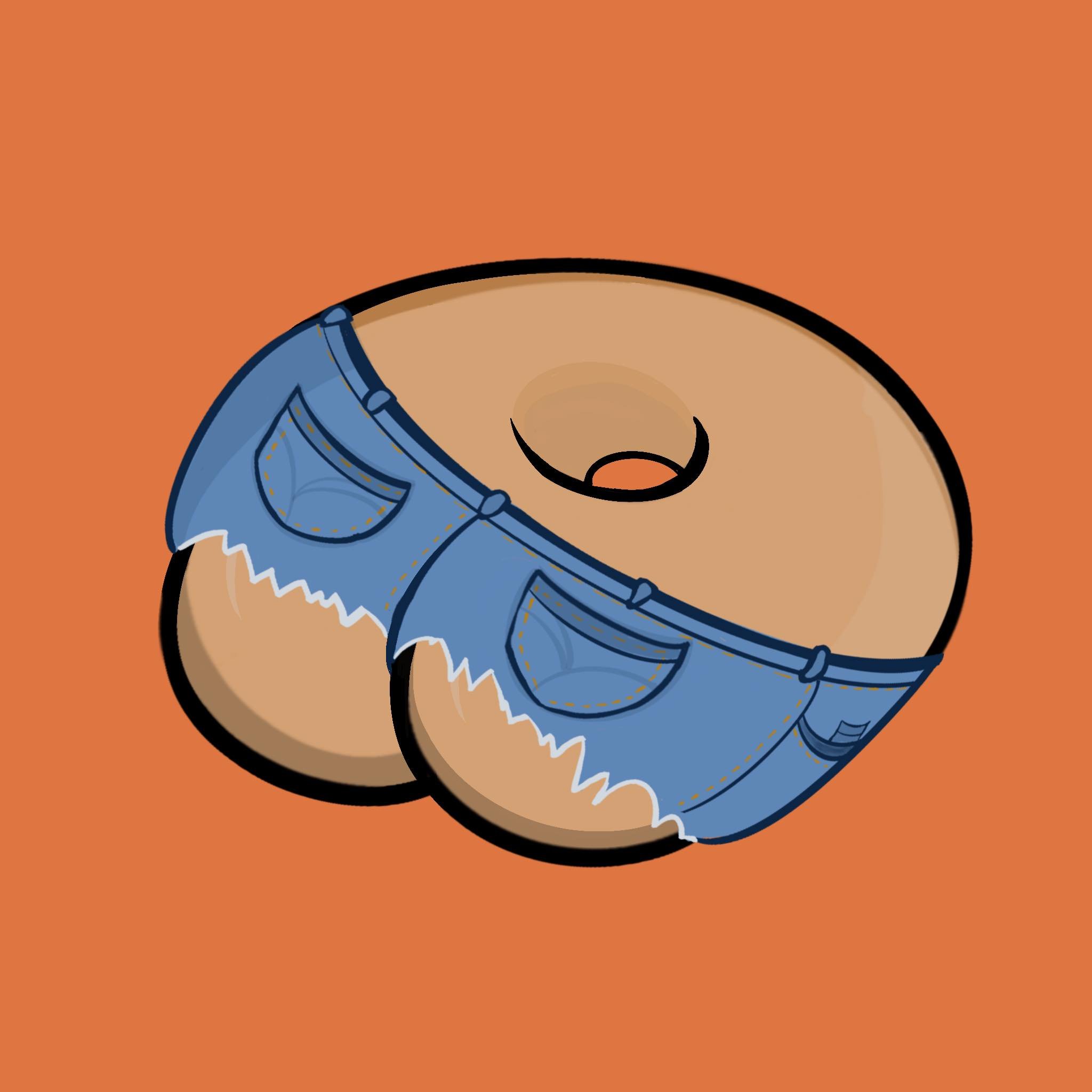 Jorts Bagel Butt