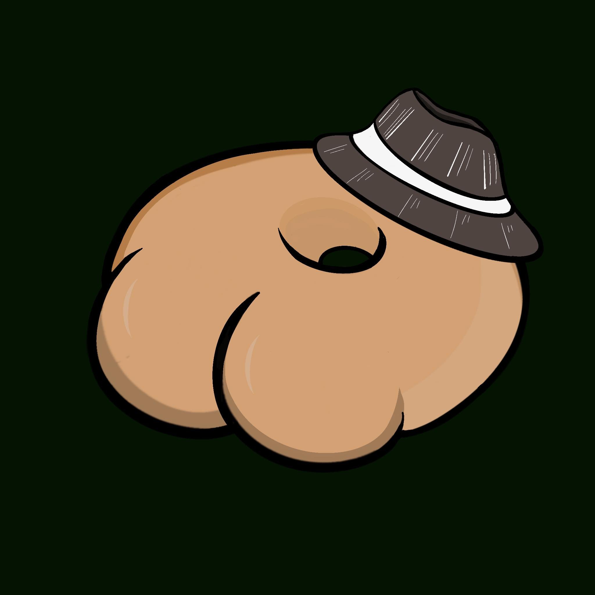 Neckbeard Bagel Butt