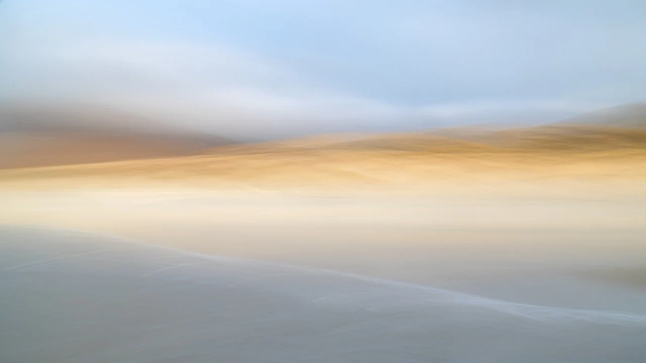 “Warmth” Outer Hebrides, Scotland • 20x35.5” • Dye Sublimation on Aluminum