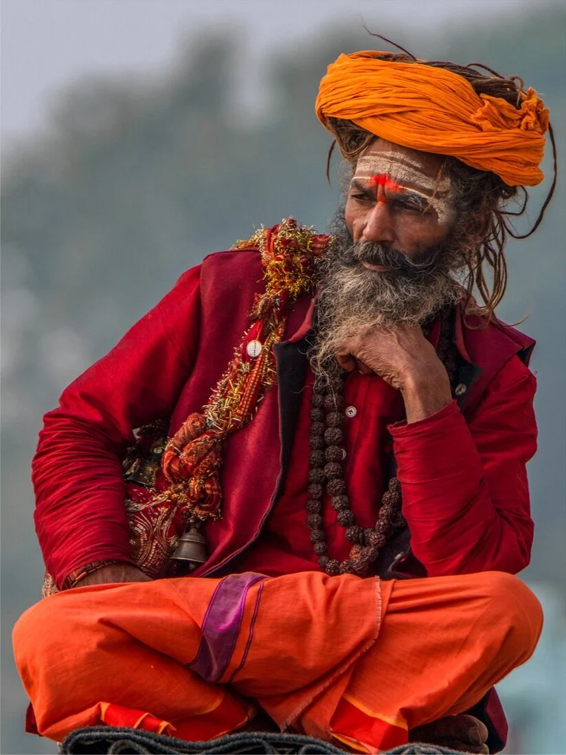 Holy Man, Varanasi 20x15
