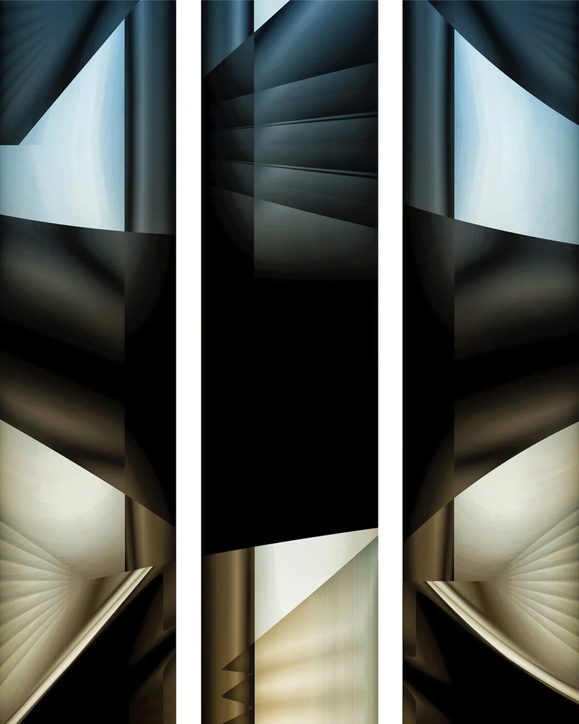 The Cage Triptych 60x45 (Individual Panel 60x15)