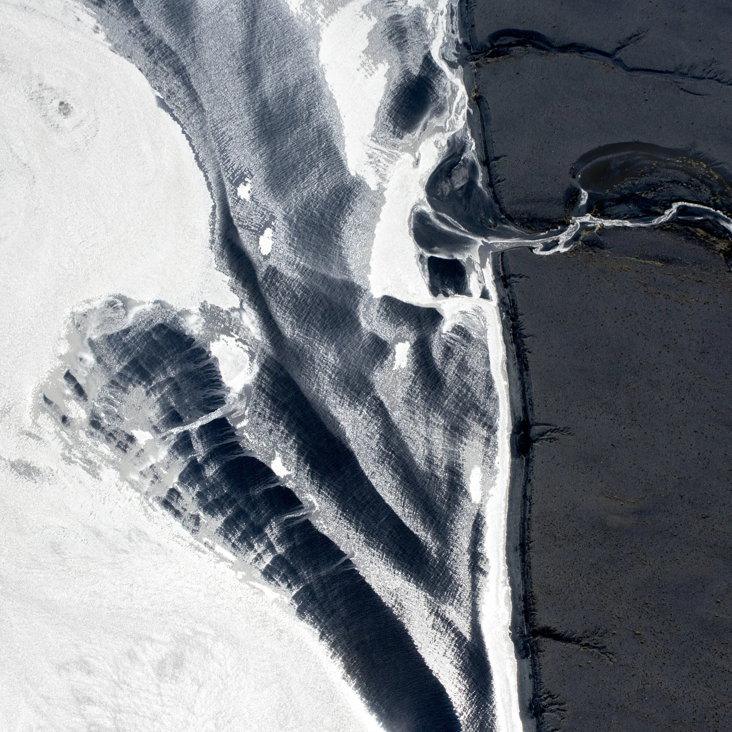 Iceland Abstract Aerials #5 40x40