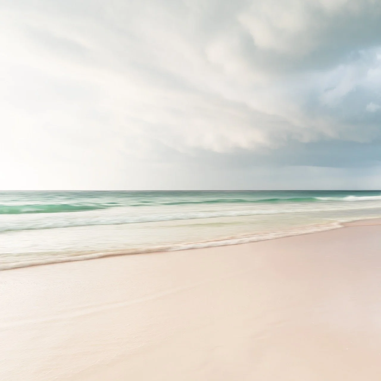 “Green waters pink sands, Harbour Island” • 40x40” •Dye Sublimation on Aluminum