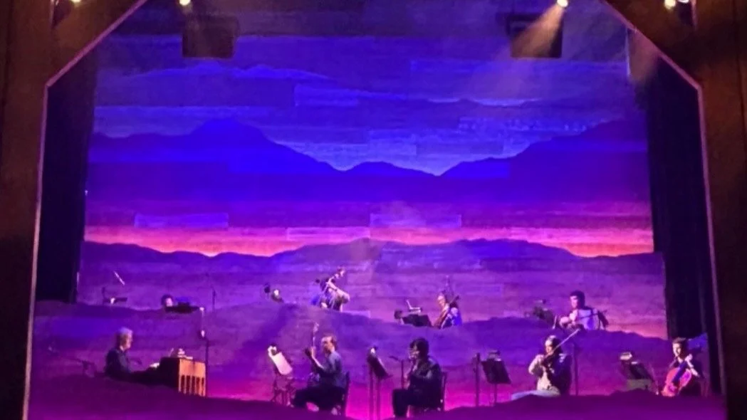 Conducting in the mountains with the wonderful musicians of Bright Star at @westrepstage 10-9 to 10-18 @mick_jutila @izzy_coronagalan @esquatrito.music @zach.anderson_ @davidfrego #DennisArcano #ChrisMcNellis #JoanProkopowicz #BrightStar (Photo Credi