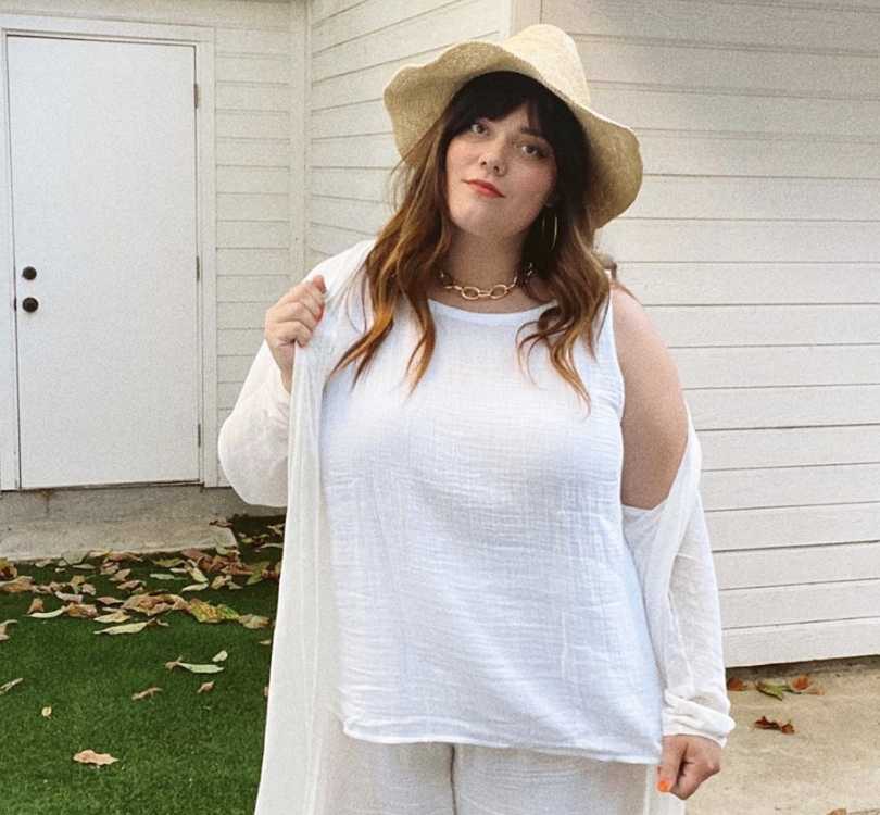 Charlotte Zoller  wearing  Eileen Fisher
