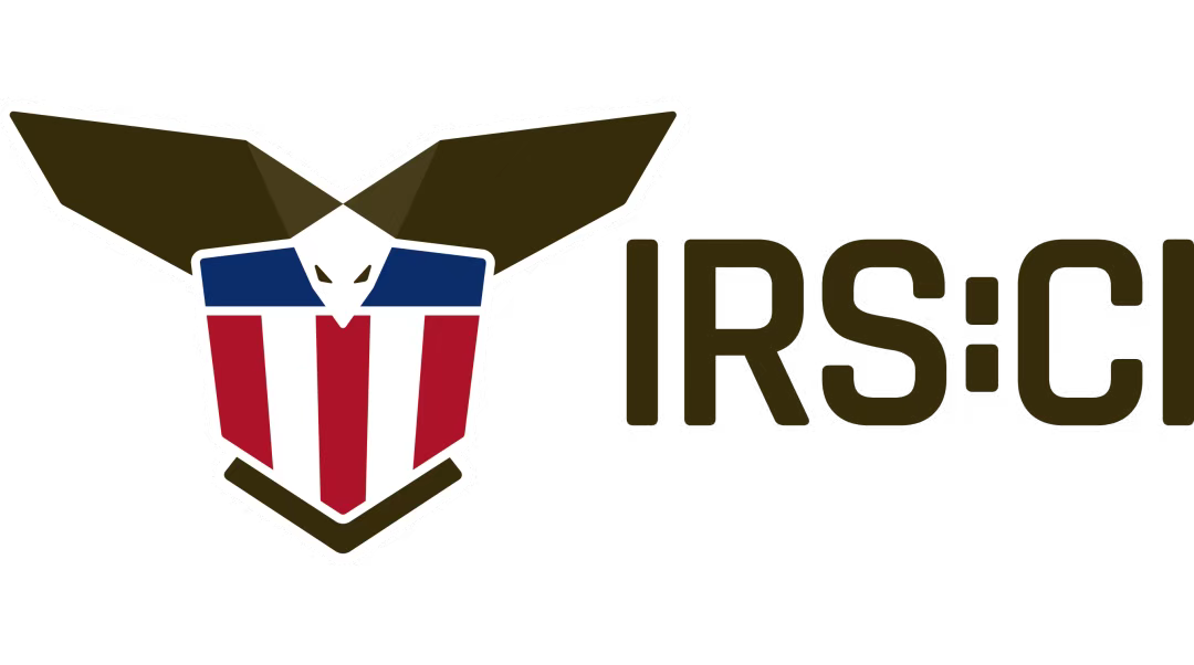 印有“IRS:CI”的鸟与盾牌标志