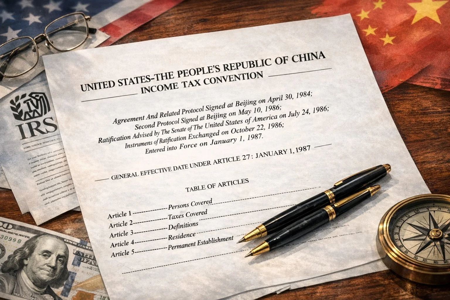 《中美税收协定》下的税务居民认定：Aroeste案对绿卡持有人与跨境家庭的启示 