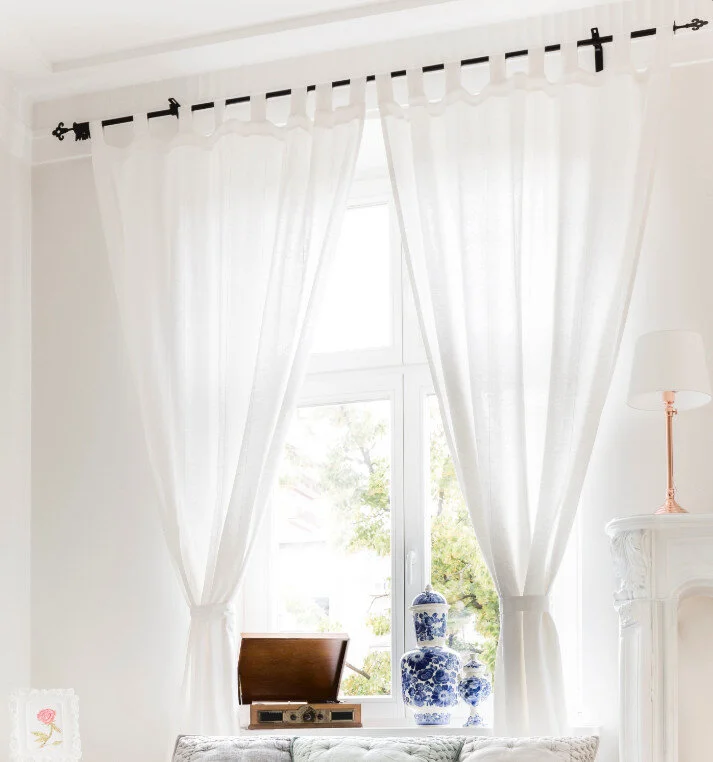 Photo Gallery Drapery Style — Custom Roman Shades