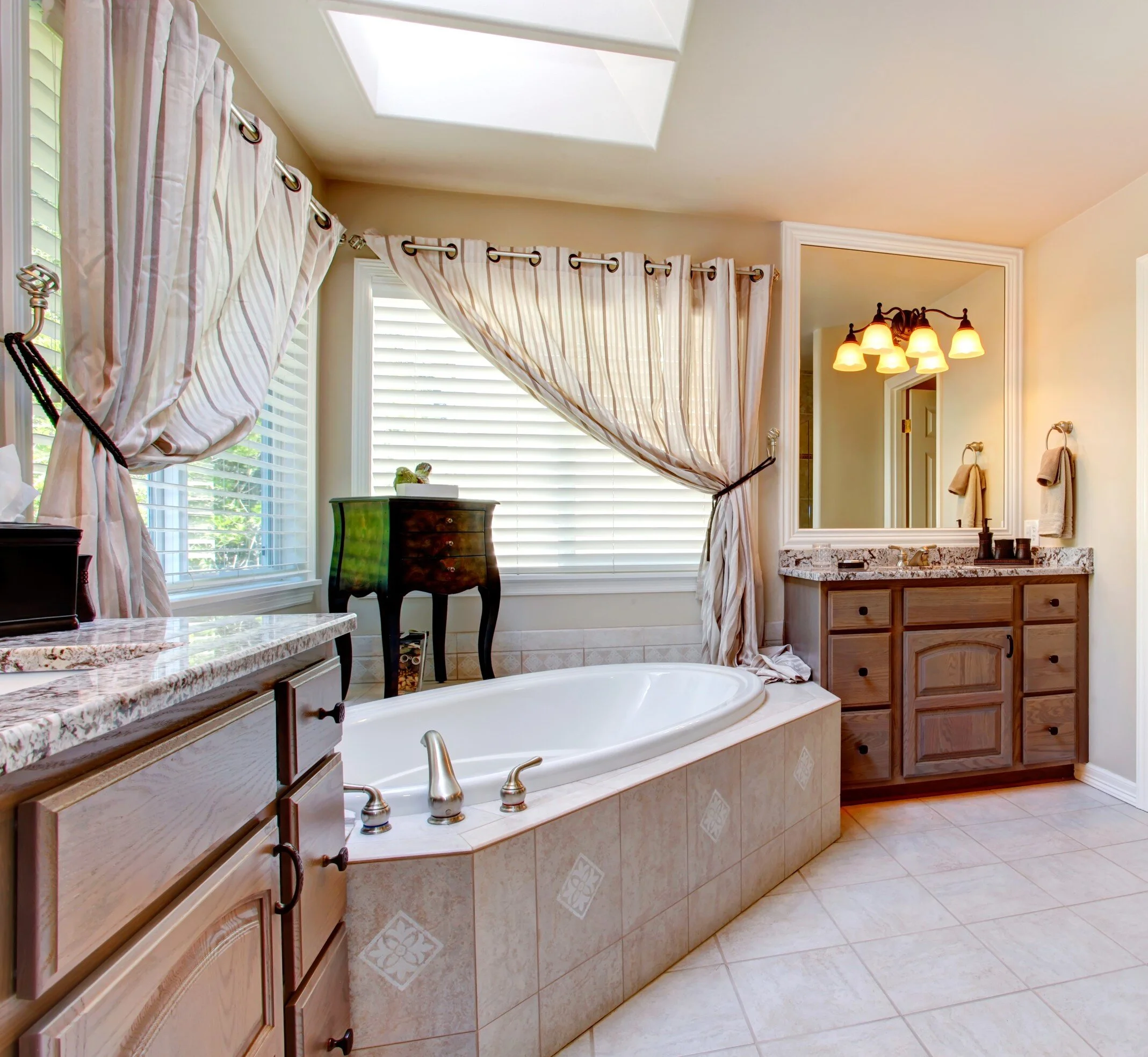 Photo Gallery Drapery Style — Custom Roman Shades