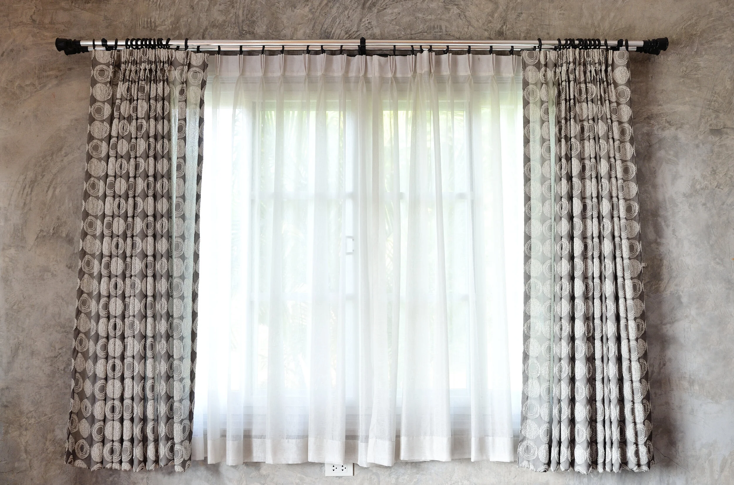 Photo Gallery Drapery Style — Custom Roman Shades