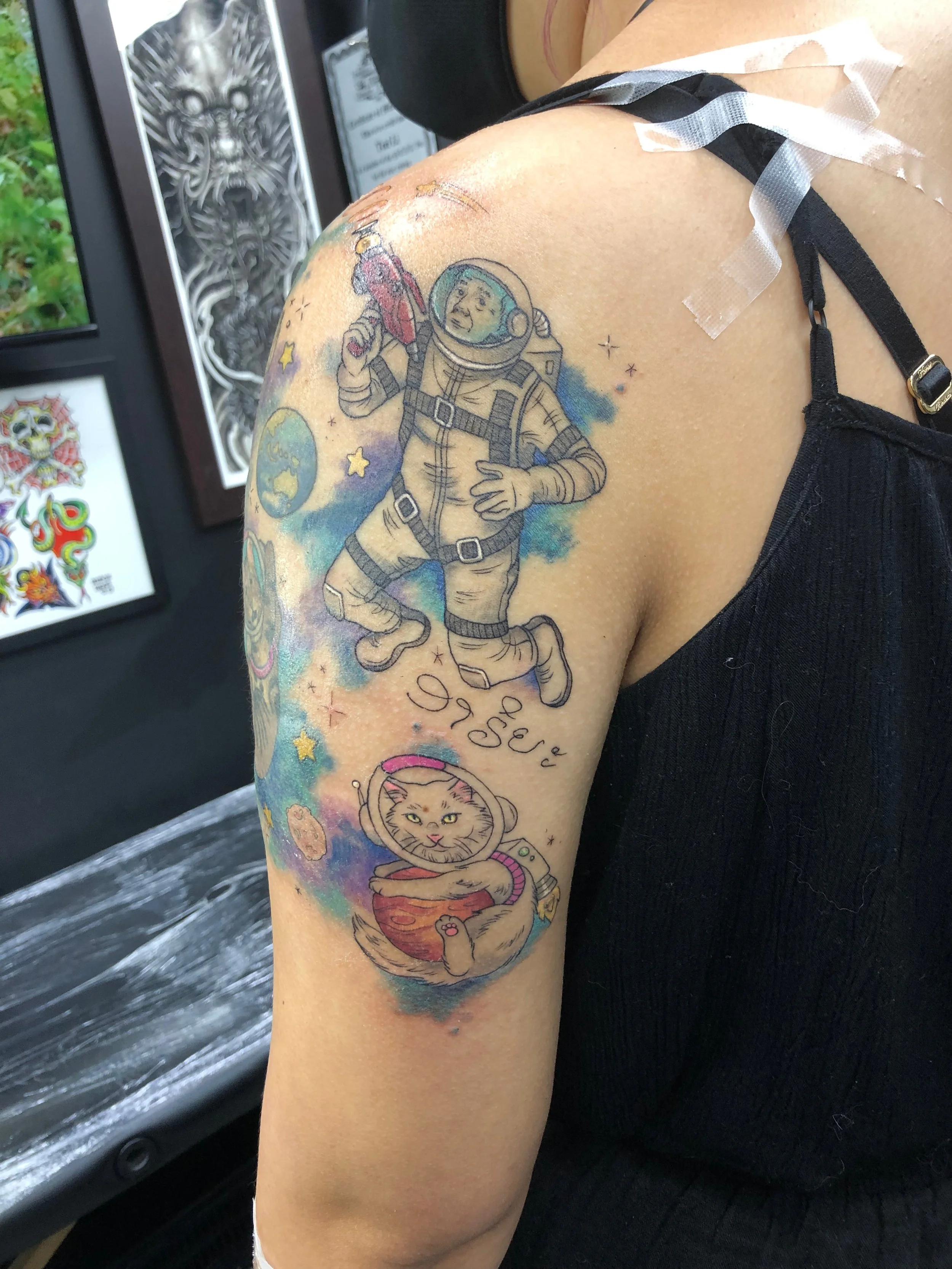 Dad, Cats &amp; Tatts with Tori Li Tattoo - Oops, I Got Another Tattoo!