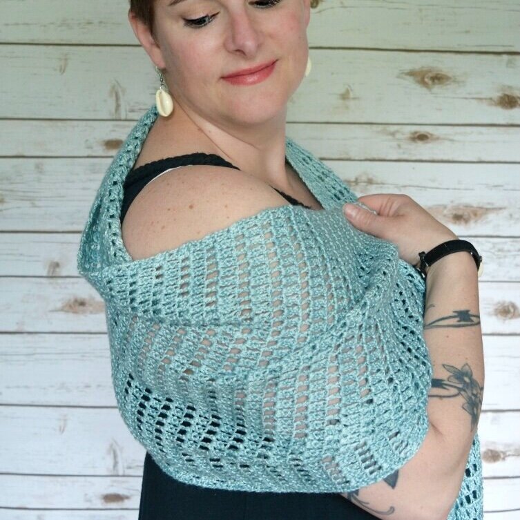 Lichen Lace Wrap - the perfect Summer crochet pattern!