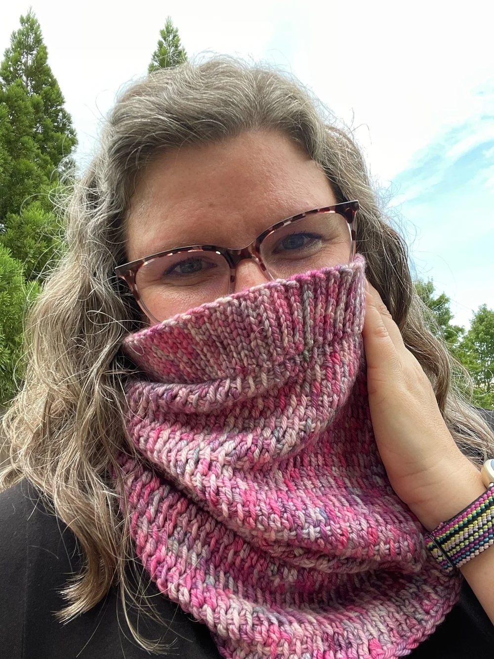 Brick Stitch Cowl Tunisian Cowl Pattern Easy Tunisian Crochet Cowl