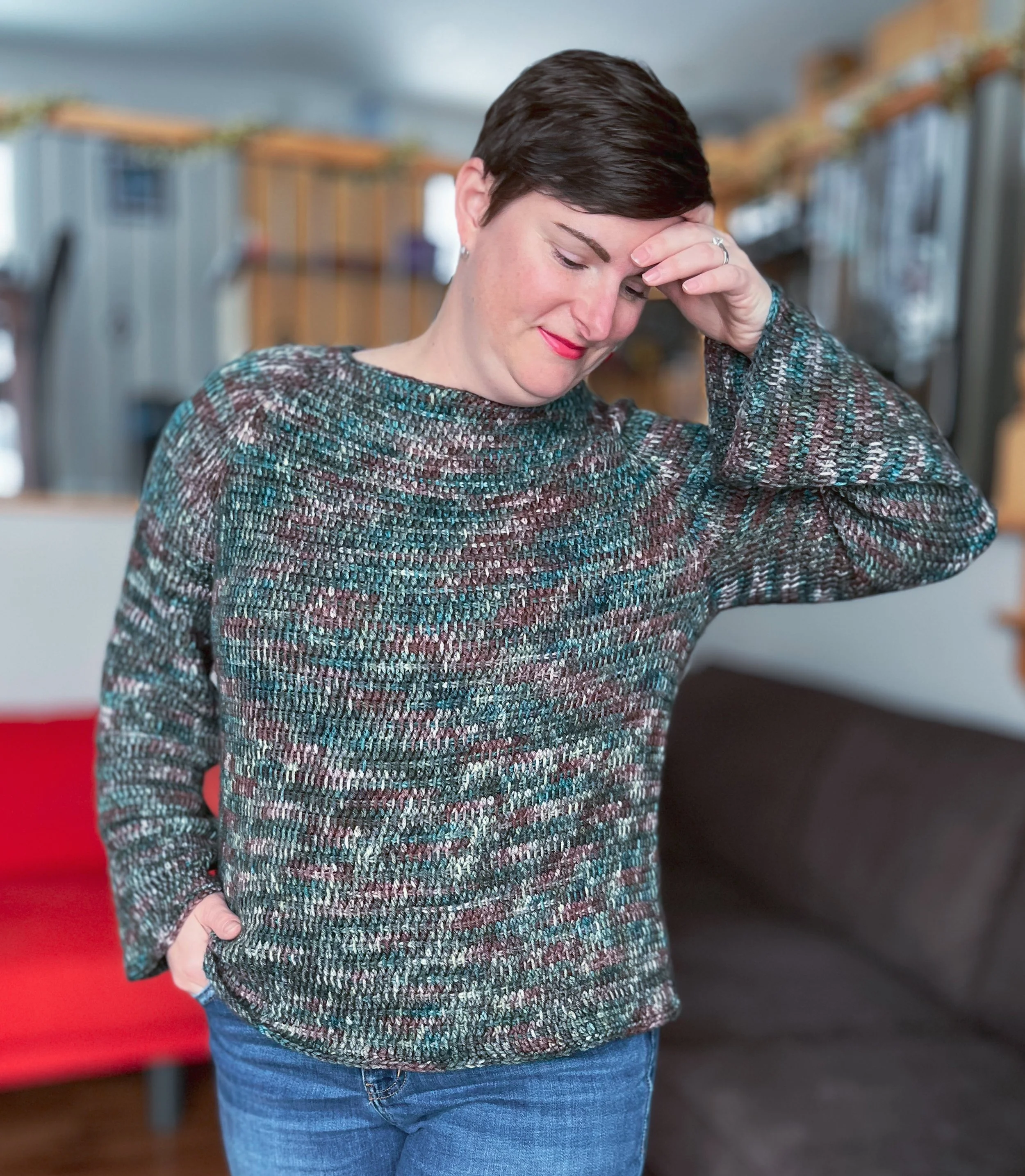 Radiant Raglan Pullover