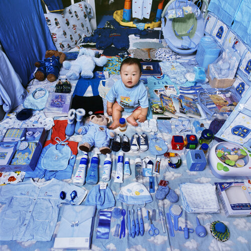  &lt;The Blue Project - Jake and His Blue Things&gt; Light jet Print, 2006. Courtesy of the artist.  