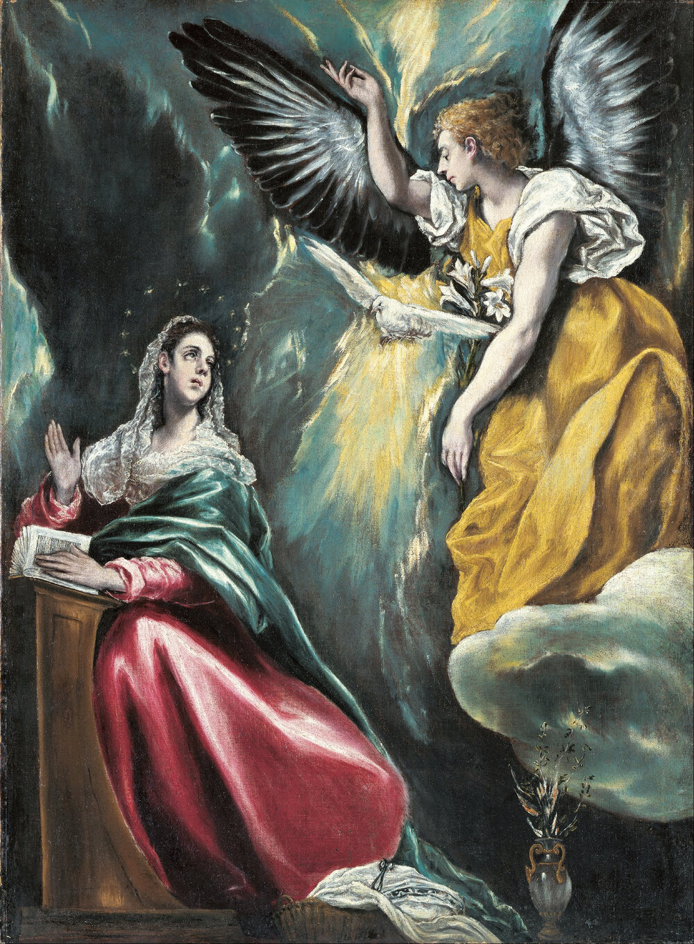  El Greco,  The Annunciation,  1590-1603. Ohara Museum of Art.  