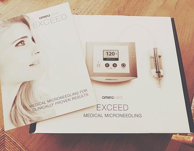 So exciting this amazing device arrived at my door this week👏🏼. When I reopen in December after maternity leave I will be adding this wonderful skin treatment to my services. EXCEED is the worlds first double FDA cleared automated class II micronee