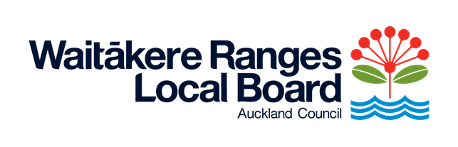 The logo for Waitäkere Ranges Local Board