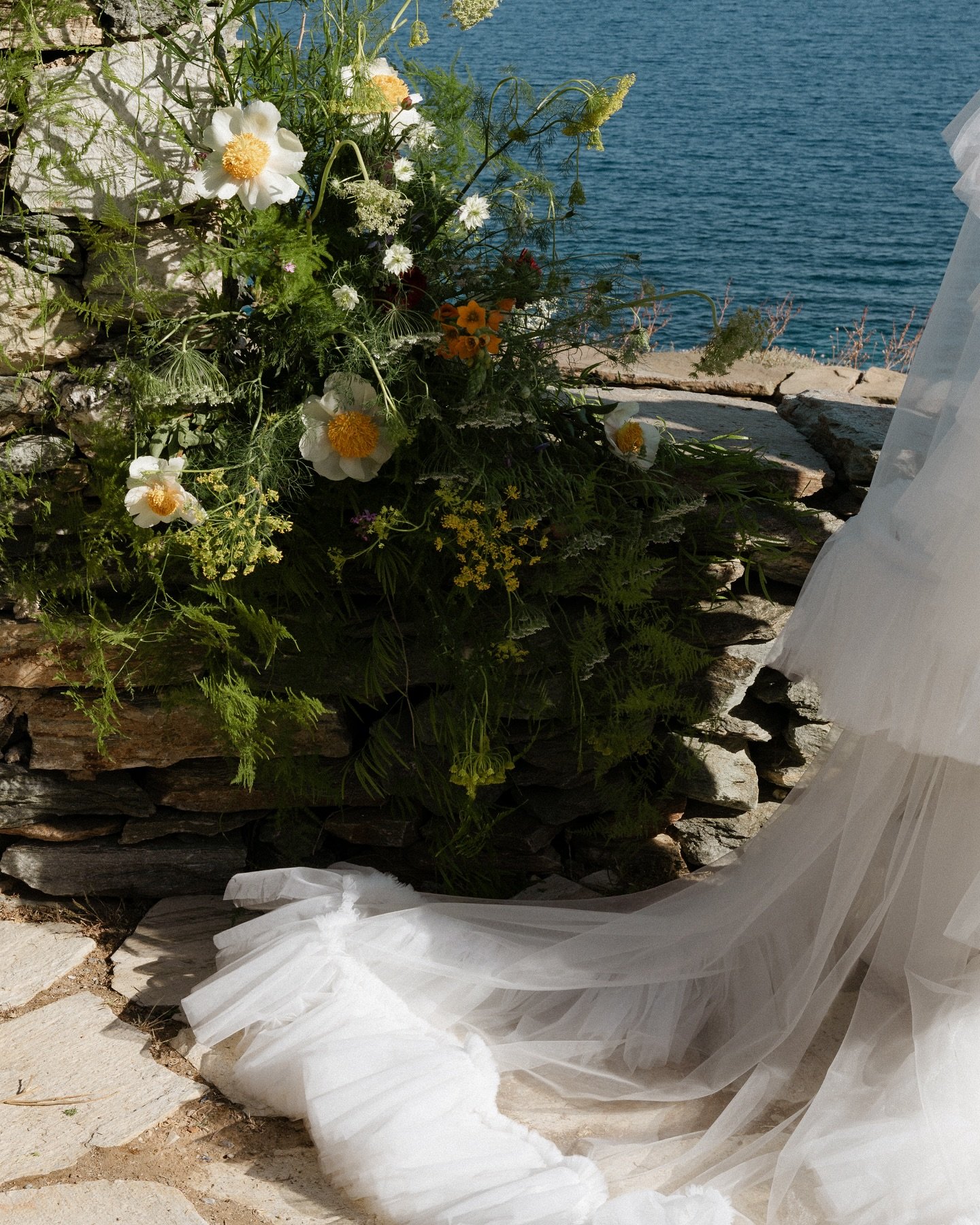 Wild stems and fabric that moved with the wind. ✨
@eventionsweddings 
@chelsea.gurr 
#destinationwedding #floraldesign #weddingday #luxurywedding #florist #bridal #greece #weddingceremony #filloflowerstudio