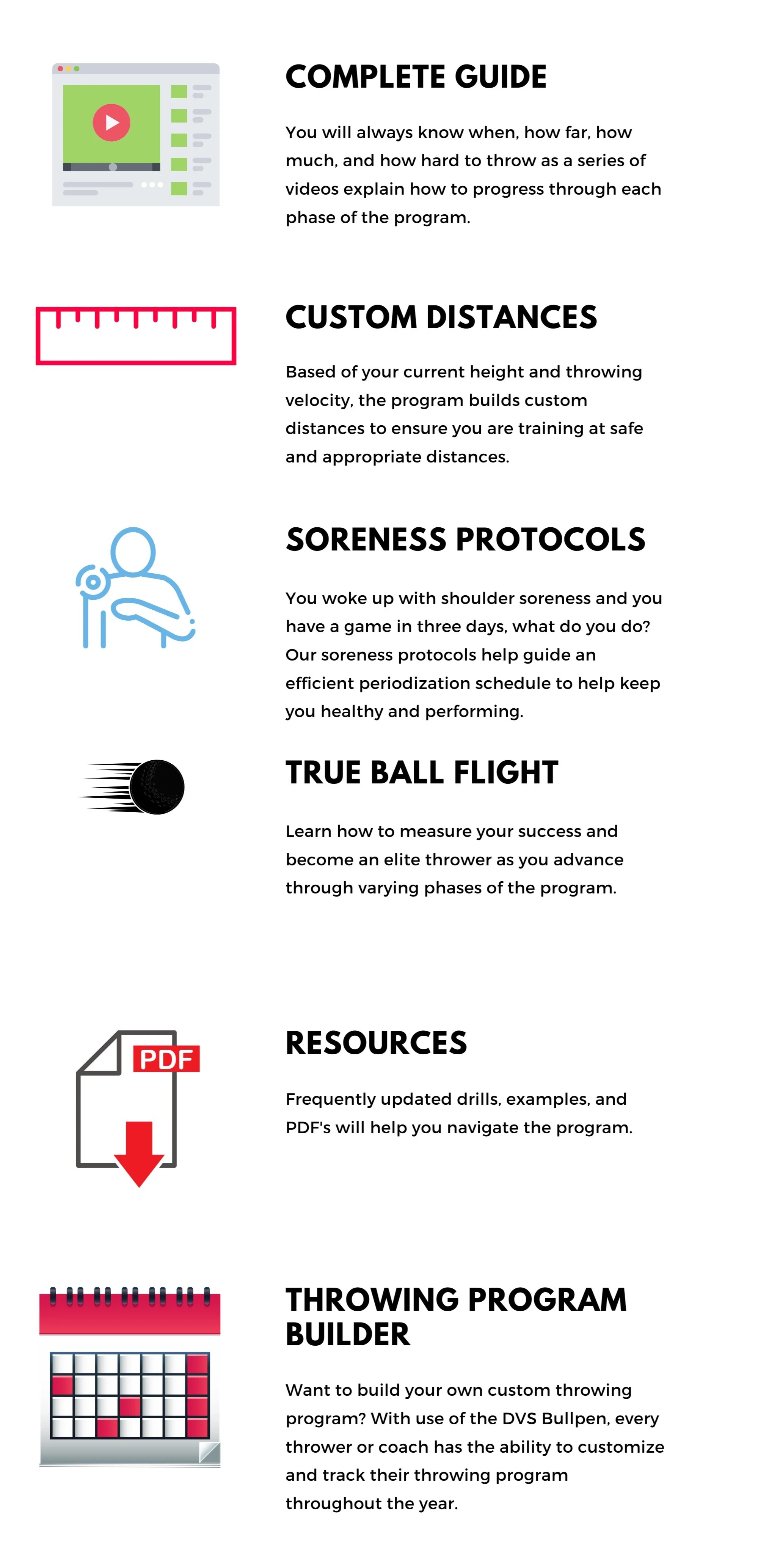 DVS Baseball Throwing Program — DVS BASEBALL