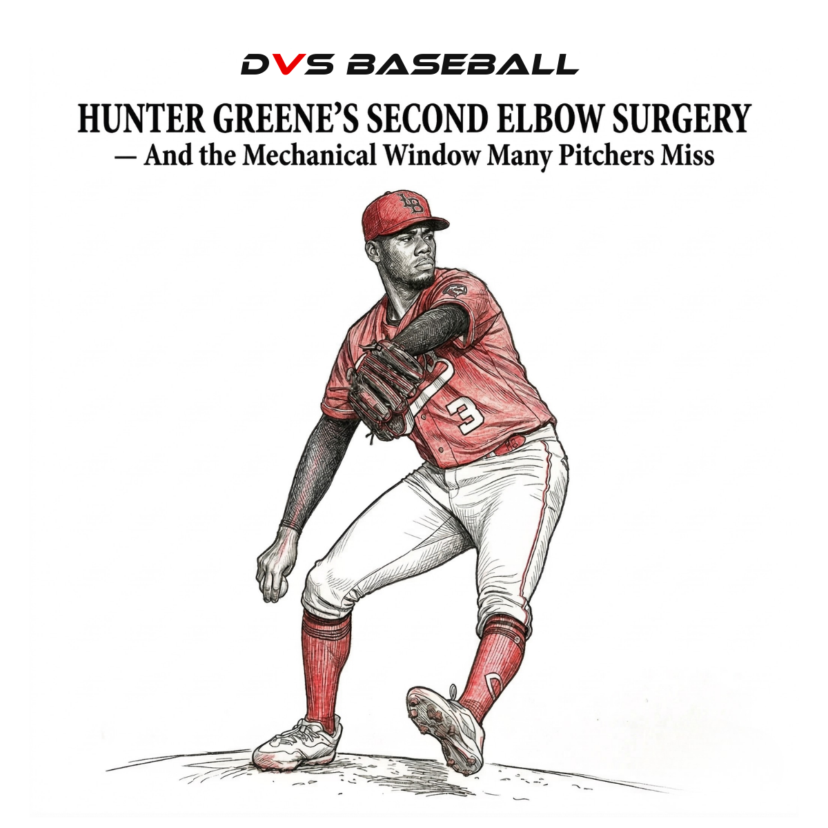 Hunter Greene’s Second Elbow Surgery — And the Mechanical Window Many Pitchers Miss