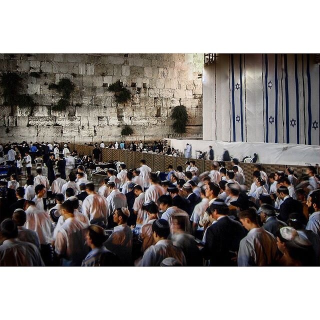 2005 | Jerusalem, Israel
⠀
In accordance with Orthodox Jewish tradition &ndash; and thanks to a simple folding fence &ndash;, men and women are still praying separately at the Western Wall in Jerusalem. The male side is a bit larger than the female o
