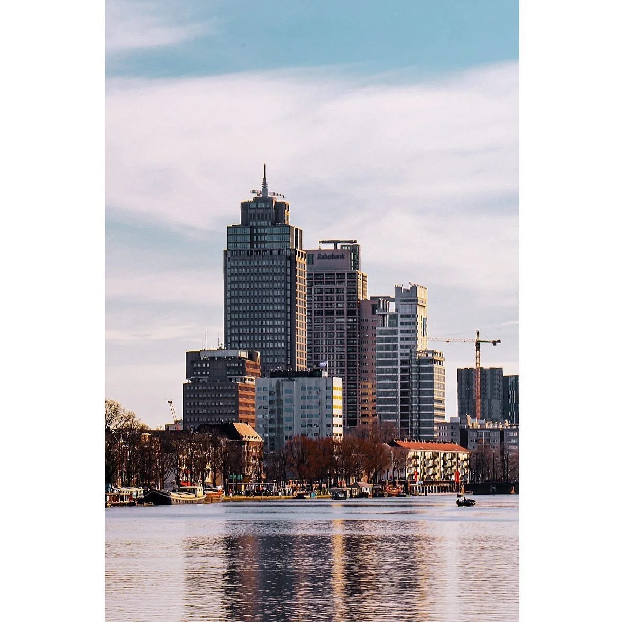 Rembrandt Tower, Amsterdam
⠀
The Rembrandt Tower is the tallest skyscraper in Amsterdam and is named after the painter Rembrandt van Rijn.
⠀
It has a height of 135 metres, 36 floors and it has a spire which extends its height to 150 metres. It was co