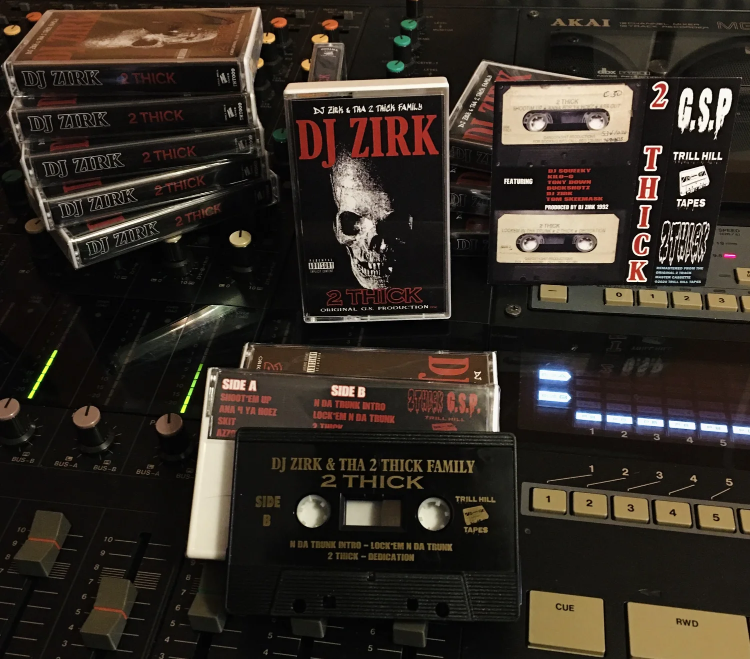 DJ ZIRK & THA 2 THICK FAMILY LIMITED CASSETTE RELEASE — Trill Hill 