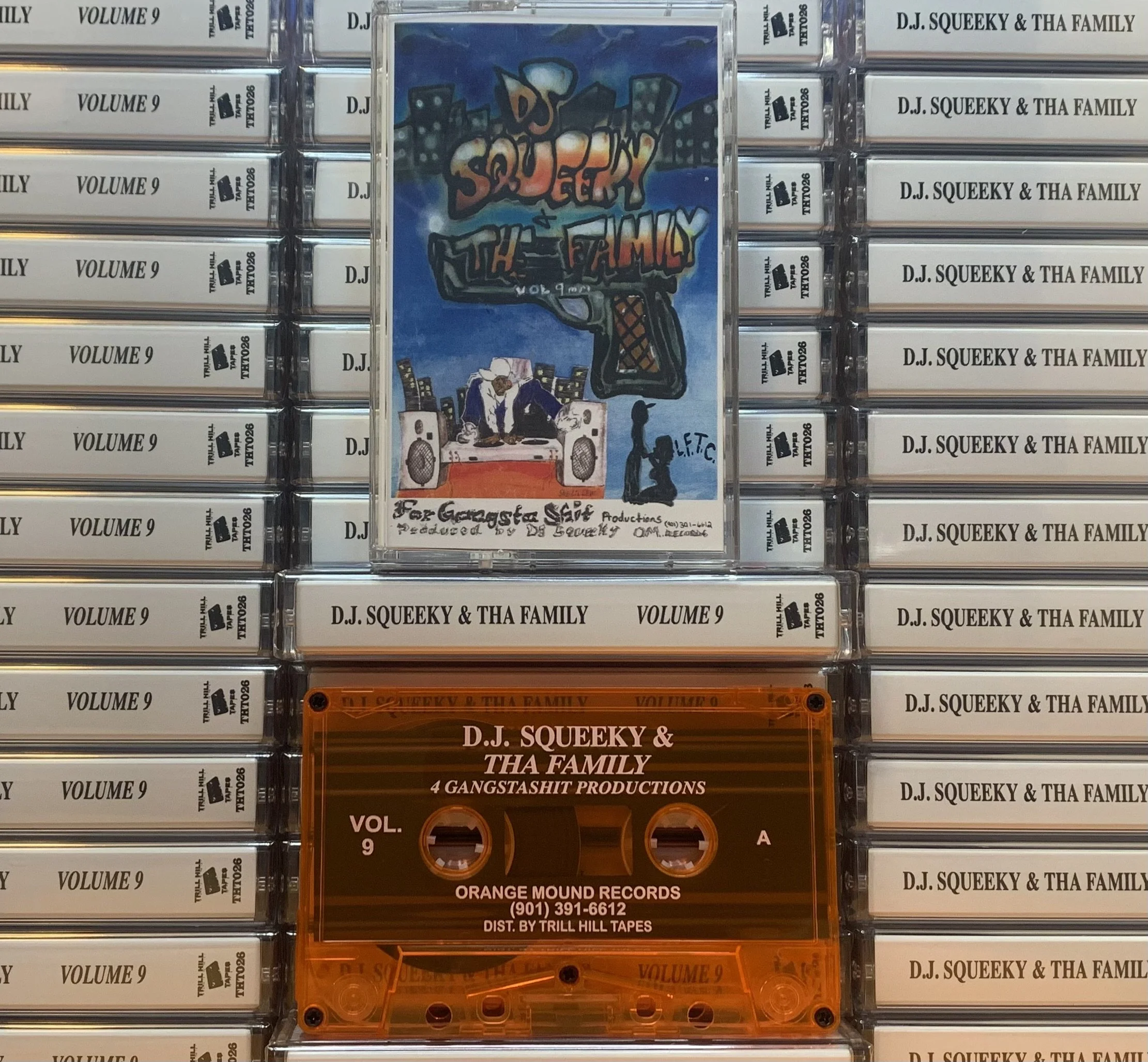 D.J. SQUEEKY & THA FAMILY - VOLUME 9 - LIMITED CASSETTE RELEASE