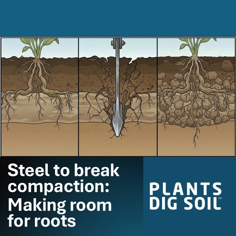 Steel to break compaction 