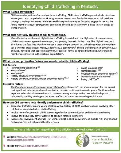 Family-Controlled Trafficking in the United States: Victim Characteristics, System Response, and Case Outcomes