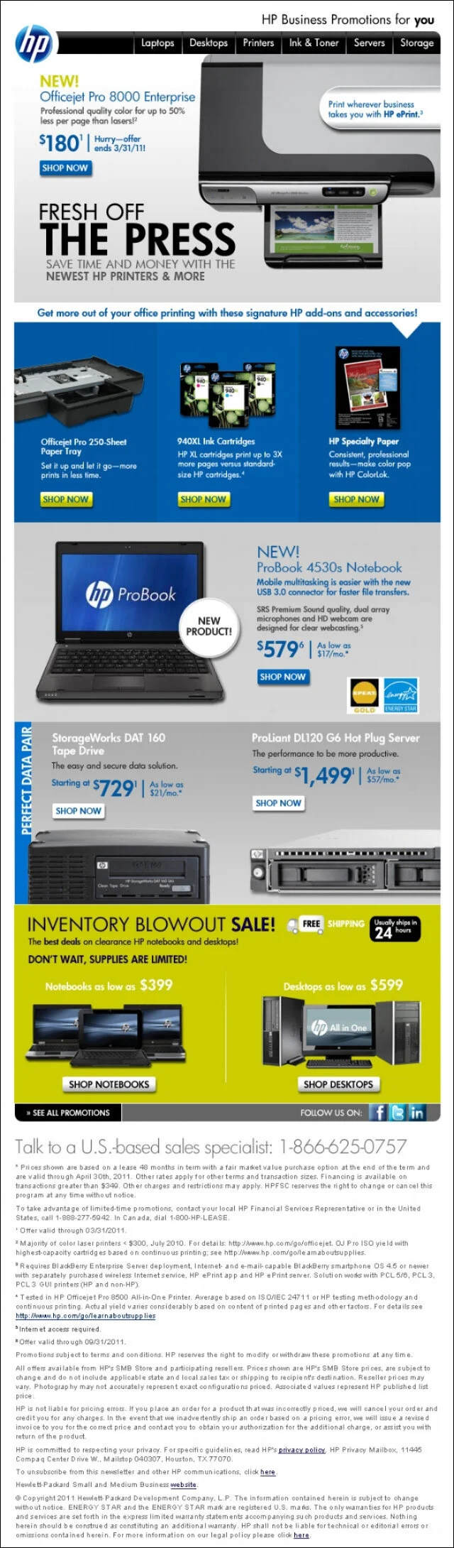 Redesigned email example