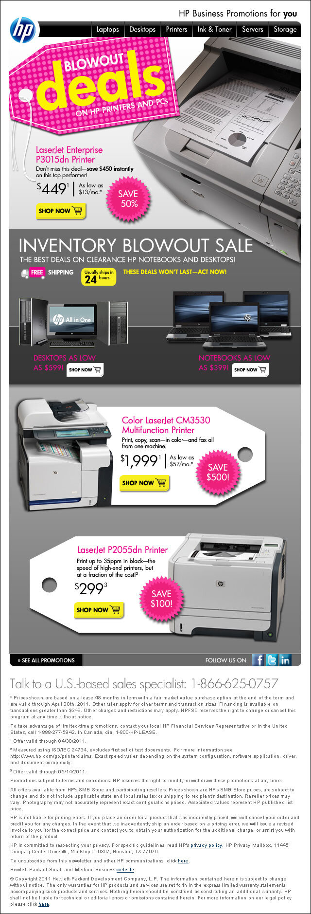 Redesigned email example