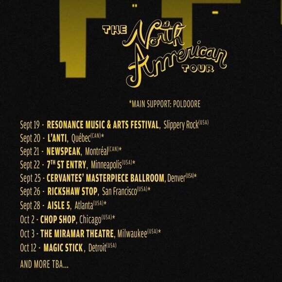 First USA-Canada tour announced