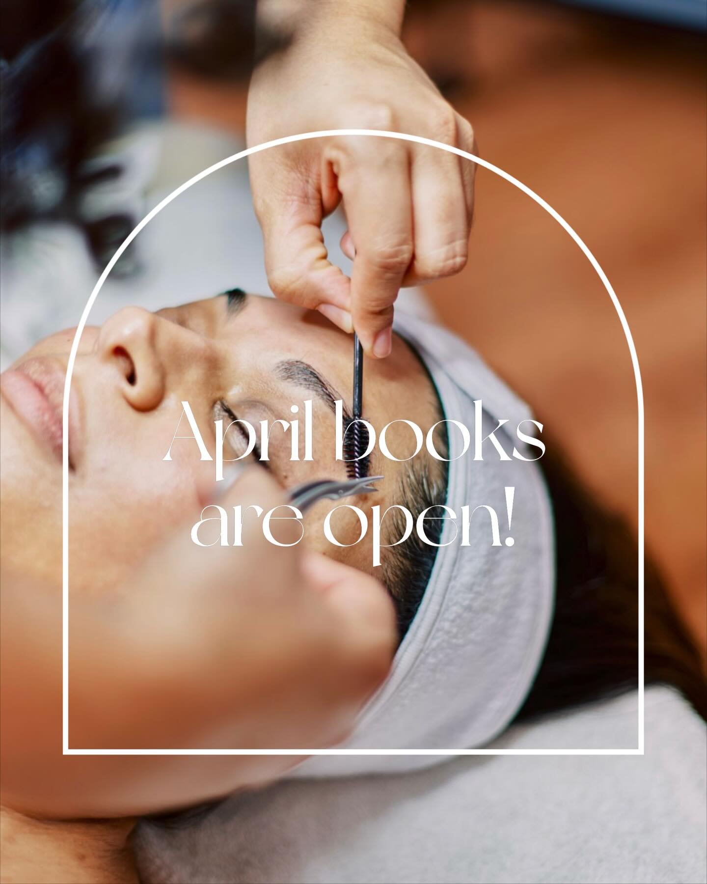 Our books are open for April! Click the link in bio to book or give us a call when we are open on Tuesday, 10-7 💫

Hope you are all having a love-filled weekend!