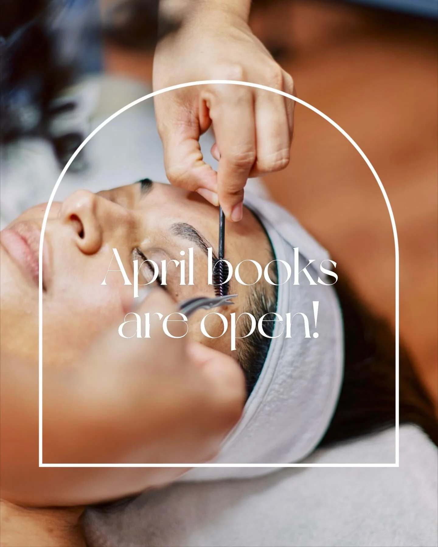 Our books are open for April! Click the link in bio to book or give us a call when we are open on Tuesday, 10-7 💫

Hope you are all having a love-filled weekend!