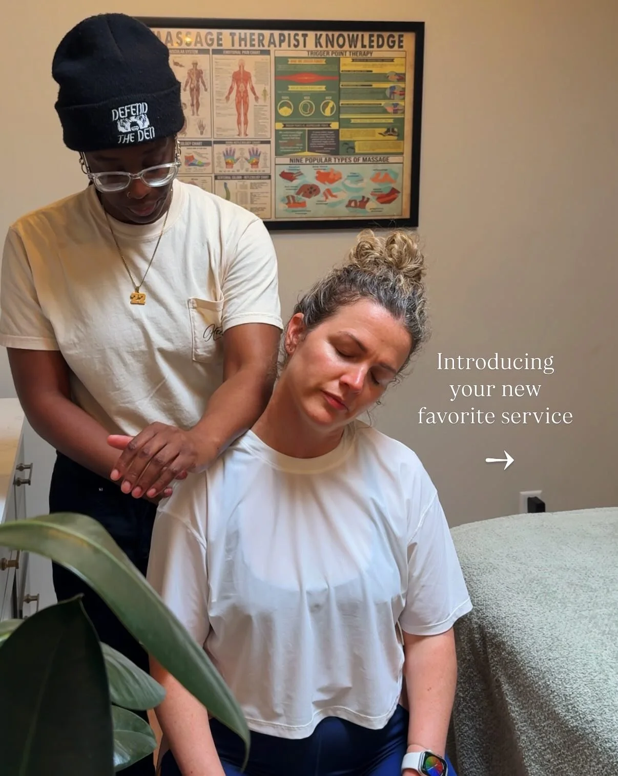 Now offering a new way to release and reset! Assisted stretching is incredibly beneficial on its own. Add on a massage and lymphatic drainage and you will leave feeling brand new!

Book with @bintuitivemassage at link in bio.

#assistedstretching #ly