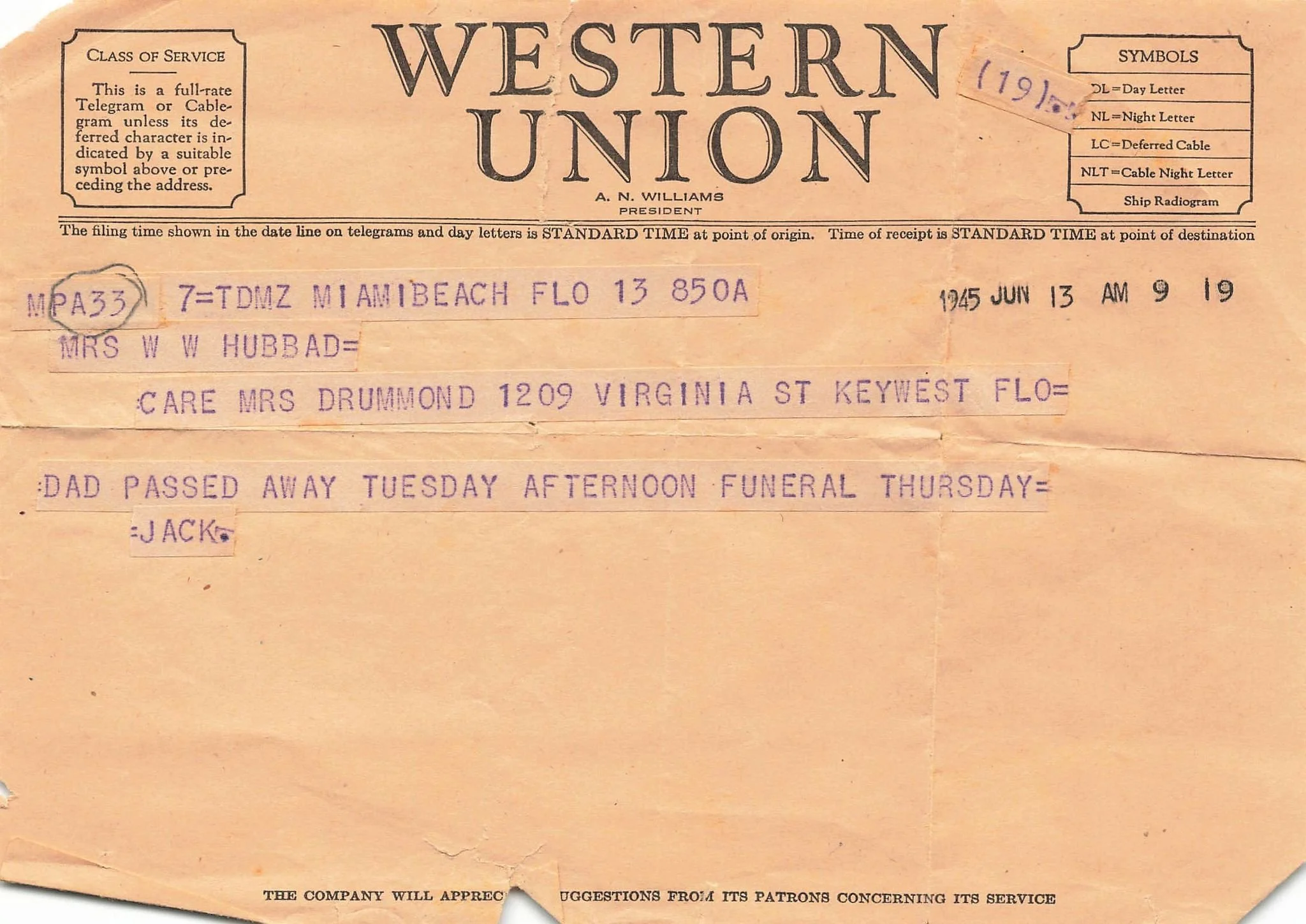 1945 – The sad endgame for John Oliver Manson