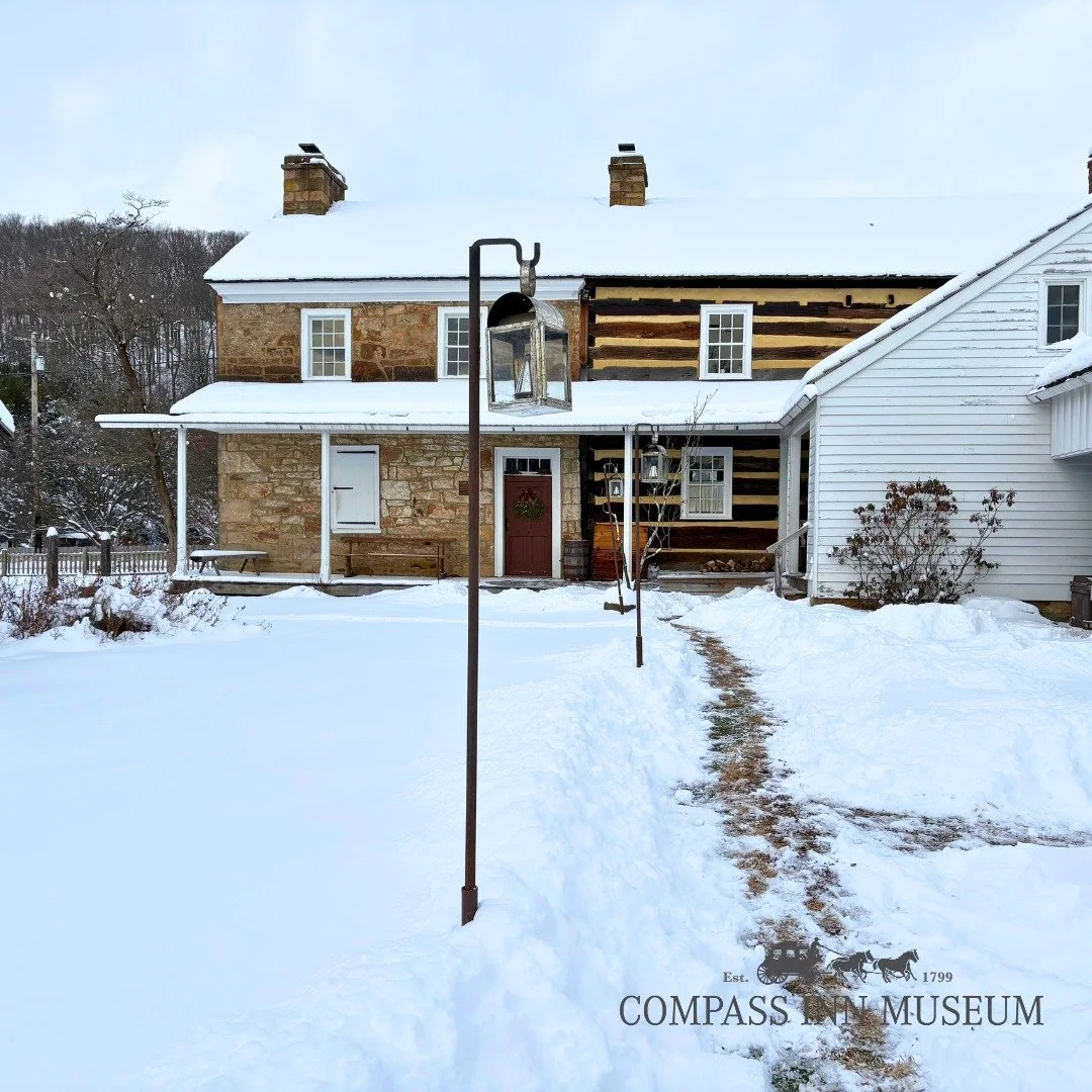 We love snowy days at the Compass Inn Museum! ❄

#golaurelhighlands #westmorelandcountypa #history #snowday #ligonierpa