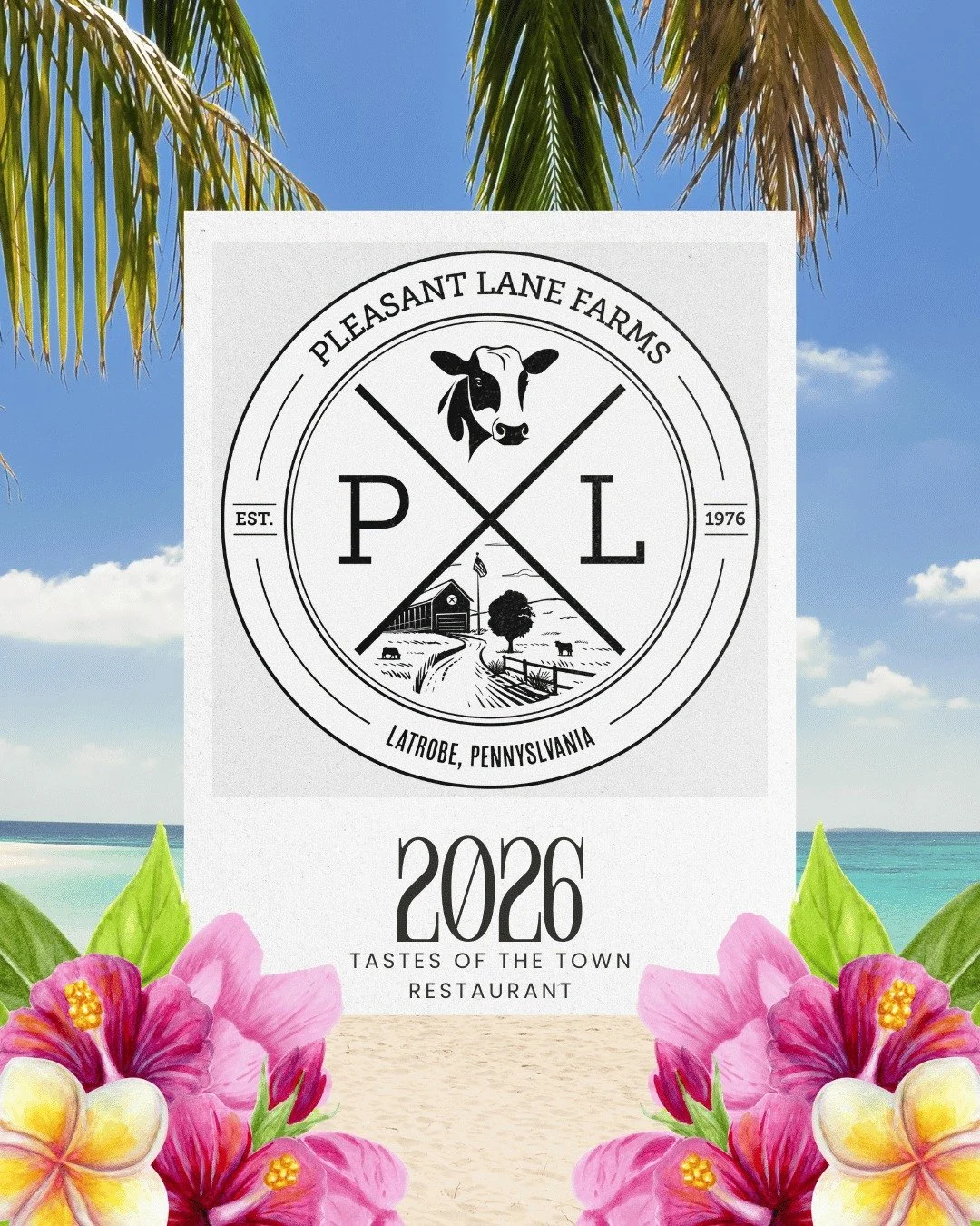 ✨Restaurant Spotlight✨

Our next group of Tastes of the Town Restaurants for 2026 are.... The Creamery at Pleasant Lane Farms, O'Shea's Candies, and Ligonier Giant Eagle. 

Put on your best island wear (suggested but not required) and come try their 
