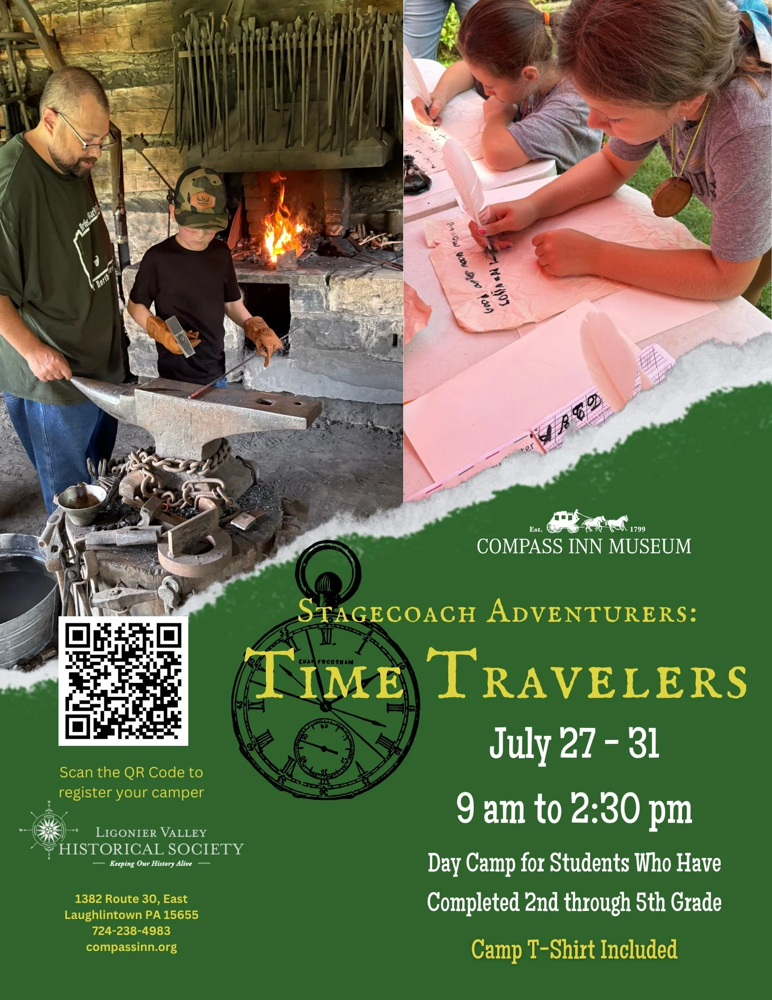 Summer may not be official yet, but the sunshine has us counting down the days to Stagecoach Adventurers: Time Travelers! ☀️⏳ And with only a handful of spots left, this is your moment to jump in before they&rsquo;re gone.

This year, our young time 