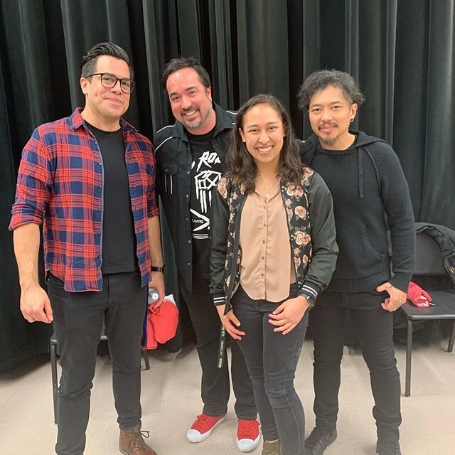 It was amazing to have members of @bluemangroup &lsquo;s touring band visit my convocation class at @unlsofmusic today!  Thank you to the performers for being so honest and inspiring during their Q&amp;A and another thank you to @liedcenter for makin