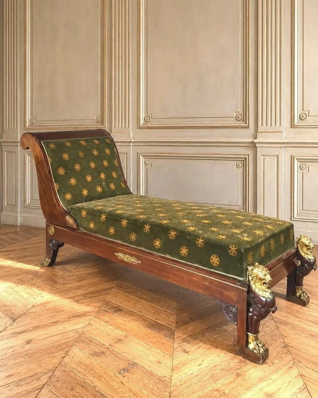 French Restoration Mahogany Daybed, circa 1820