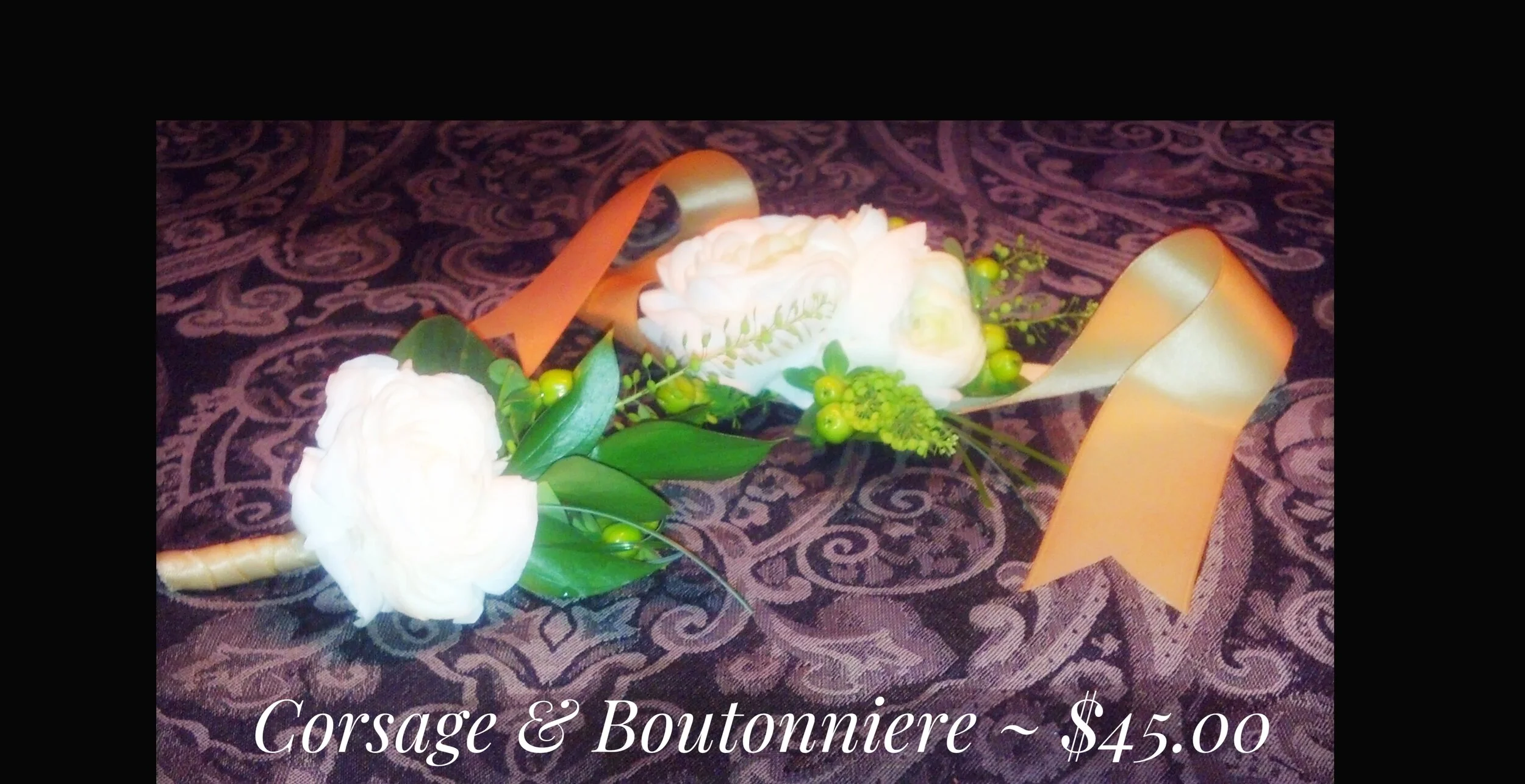 Corsage &amp; Boutonnière