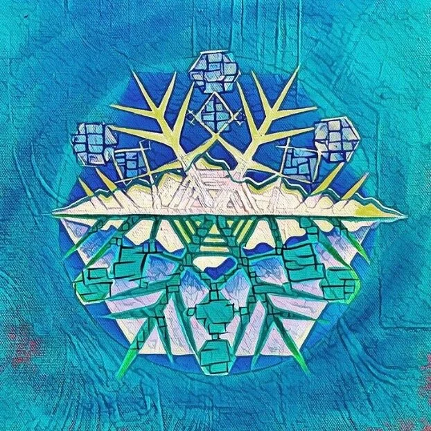 Sparkly Snowflake Mountain