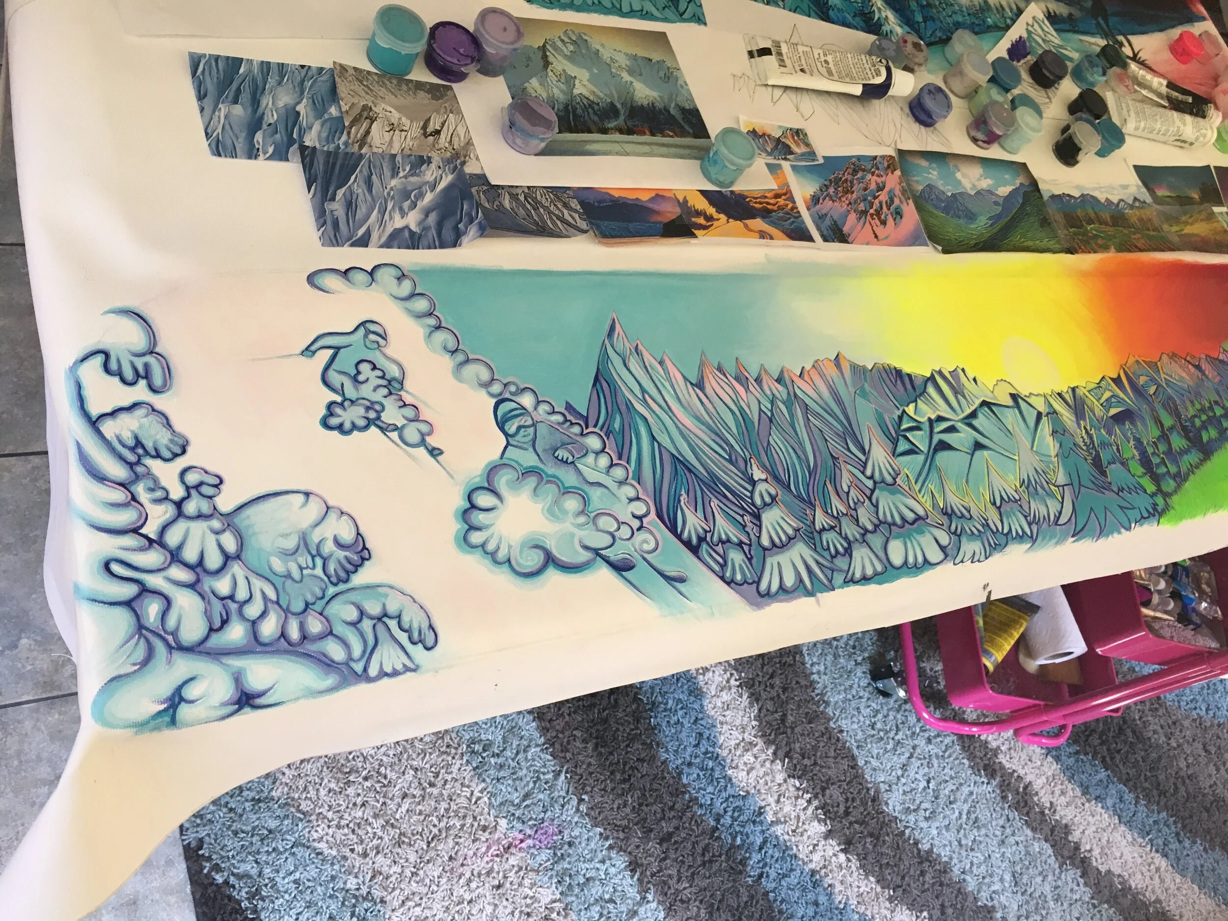 Sprinter Van Panel in Progress  2018